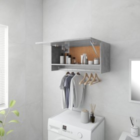 Concrete gray plywood cabinet 70x32.5x35 cm by vidaXL, Wardrobes - Ref: Foro24-808246, Price: 44,42 €, Discount: %