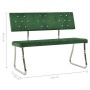 Dark green velvet bench 110 cm by vidaXL, Dining and kitchen benches - Ref: Foro24-325865, Price: 108,15 €, Discount: %