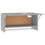 Armario de madera contrachapada gris hormigón 70x32,5x35 cm de vidaXL, Armarios roperos - Ref: Foro24-808246, Precio: 45,13 €...