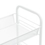 Carrito de cocina 3 niveles hierro blanco 46x26x64 cm de vidaXL, Carros de cocina y comedor - Ref: Foro24-336323, Precio: 34,...