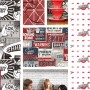 Urban Friends & Coffee Wallpaper Poster klein blau und rot von Noordwand, Bemaltes Papier - Ref: Foro24-425296, Preis: 28,86 ...