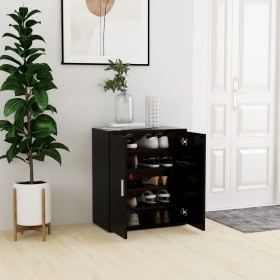 Mueble zapatero de madera de ingeniería negro 60x35x70 cm de vidaXL, Zapateros y organizadores de calzado - Ref: Foro24-80891...