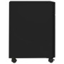 Mobiler Aktenschrank aus schwarzem Stahl 30x45x59 cm von vidaXL, Aktenschränke - Ref: Foro24-335984, Preis: 125,48 €, Rabatt: %