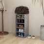 Schuhregal aus betongrauem Sperrholz, 31,5 x 35 x 70 cm von vidaXL, Schuhregale und Schuhorganisatoren - Ref: Foro24-808989, ...