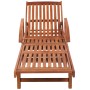 Sun loungers 2 units and solid acacia wood table by vidaXL, Loungers - Ref: Foro24-274662, Price: 383,99 €, Discount: %