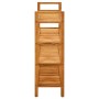 Shoerack with 4 solid oak wood shelves 100x27x80 cm by vidaXL, Shoe racks and shoe organizers - Ref: Foro24-331750, Price: 13...