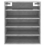 Concrete gray plywood shoe rack furniture 60x35x70 cm by vidaXL, Shoe racks and shoe organizers - Ref: Foro24-808940, Price: ...