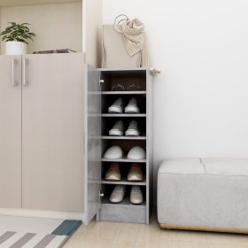 Shoe cabinet made of gray concrete particleboard 32x35x92 cm by vidaXL, Shoe racks and shoe organizers - Ref: Foro24-808976, ...