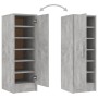 Shoe cabinet made of gray concrete particleboard 32x35x92 cm by vidaXL, Shoe racks and shoe organizers - Ref: Foro24-808976, ...