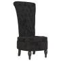 High back armchair with black velvet buttons by vidaXL, Easy chairs - Ref: Foro24-352468, Price: 147,79 €, Discount: %