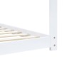 Estructura de cama infantil madera maciza pino blanco 90x200 cm de vidaXL, Cunas y camas para niños - Ref: Foro24-283351, Pre...