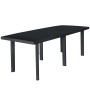 Conjunto de comedor de jardín 9 piezas plástico gris antracita de vidaXL, Conjuntos de jardín - Ref: Foro24-276181, Precio: 7...