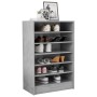 Mueble zapatero madera contrachapada gris hormigón 60x35x92 cm de vidaXL, Zapateros y organizadores de calzado - Ref: Foro24-...