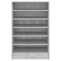 Concrete gray plywood shoe rack furniture 60x35x92 cm by vidaXL, Shoe racks and shoe organizers - Ref: Foro24-808949, Price: ...