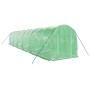 Greenhouse with green steel structure 24 m² 12x2x2 m by vidaXL, Greenhouses - Ref: Foro24-3188021, Price: 350,94 €, Discount: %