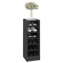 Glossy gray plywood shoe cabinet 31.5x35x90 cm by vidaXL, Shoe racks and shoe organizers - Ref: Foro24-809007, Price: 47,04 €...