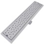 Linear shower drain 2 pcs bubble 630x140 mm stainless steel by vidaXL, Drains - Ref: Foro24-275966, Price: 77,44 €, Discount: %