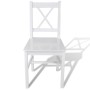 Dining chairs 6 units white pine wood by vidaXL, dining chairs - Ref: Foro24-271496, Price: 292,15 €, Discount: %