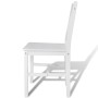 Dining chairs 6 units white pine wood by vidaXL, dining chairs - Ref: Foro24-271496, Price: 292,15 €, Discount: %