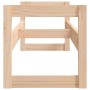 Soporte para neumáticos madera maciza de pino 120x40x40 cm de vidaXL, Estanterías industriales - Ref: Foro24-825007, Precio: ...