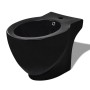 Inodoro y bidet negros de cerámica de vidaXL, Baños y bidés - Ref: Foro24-270567, Precio: 368,78 €, Descuento: %