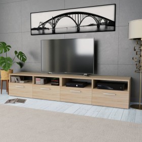 TV cabinet 2 pieces engineered oak wood 95x35x36 cm by vidaXL, TV Furniture - Ref: Foro24-275111, Price: 132,92 €, Discount: %