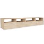 TV cabinet 2 pieces engineered oak wood 95x35x36 cm by vidaXL, TV Furniture - Ref: Foro24-275111, Price: 133,09 €, Discount: %