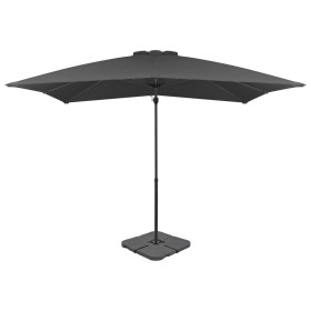 Garden umbrella with anthracite gray portable base by vidaXL, Umbrellas - Ref: Foro24-276329, Price: 444,99 €, Discount: %