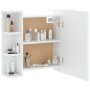 Mueble con espejo y luces LED blanco 70x16,5x60 cm de vidaXL, Tocadores de baño - Ref: Foro24-808873, Precio: 75,48 €, Descue...