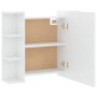 Mueble con espejo y luces LED blanco 70x16,5x60 cm de vidaXL, Tocadores de baño - Ref: Foro24-808873, Precio: 75,48 €, Descue...