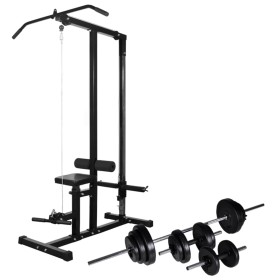 Bodybuilding-Gerät mit Gewichten und Hanteln 30,5 kg von vidaXL, Gewichthebermaschinen - Ref: Foro24-275355, Preis: 347,95 €,...