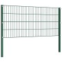 Fence panel with green iron posts 6.8x0.8 m by vidaXL, fence panels - Ref: Foro24-278607, Price: 405,33 €, Discount: %