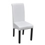 Sillas de comedor 6 unidades de cuero artificial blanco de vidaXL, Sillas de comedor - Ref: Foro24-271840, Precio: 392,99 €, ...