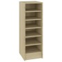 Sonoma Schuhschrank aus Eichensperrholz 31,5x35x90 cm von vidaXL, Schuhregale und Schuhorganisatoren - Ref: Foro24-809002, Pr...