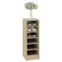 Sonoma Schuhschrank aus Eichensperrholz 31,5x35x90 cm von vidaXL, Schuhregale und Schuhorganisatoren - Ref: Foro24-809002, Pr...