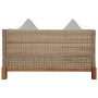 Natural rattan sofa set with cushions 2 pieces by vidaXL, Sofas - Ref: Foro24-278615, Price: 1,00 €, Discount: %