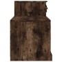 Smoked oak plywood shoe cabinet 100x42x60 cm by vidaXL, Shoe racks and shoe organizers - Ref: Foro24-816421, Price: 78,90 €, ...