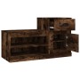 Smoked oak plywood shoe cabinet 100x42x60 cm by vidaXL, Shoe racks and shoe organizers - Ref: Foro24-816421, Price: 78,90 €, ...