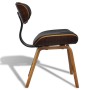 Dining chairs, 6 units, curved wood and artificial leather by vidaXL, dining chairs - Ref: Foro24-270551, Price: 876,29 €, Di...