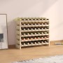 Solid pine wood bottle rack 83x29x68 cm by vidaXL, Wine racks - Ref: Foro24-327363, Price: 59,56 €, Discount: %