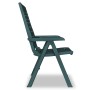 Green plastic 3-piece garden bistro table and chairs set by vidaXL, Garden sets - Ref: Foro24-275078, Price: 228,46 €, Discou...