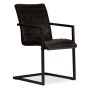 Dining chairs 4 units genuine anthracite leather by vidaXL, dining chairs - Ref: Foro24-275240, Price: 497,32 €, Discount: %