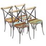 Dining chairs, 4 units, solid recycled wood by vidaXL, dining chairs - Ref: Foro24-274395, Price: 576,66 €, Discount: %