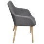 Dining chairs 6 pcs light gray fabric and solid oak wood by vidaXL, dining chairs - Ref: Foro24-270573, Price: 654,42 €, Disc...