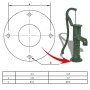 Bomba de agua de jardín con soporte hierro fundido de vidaXL, Sistemas de bombeo - Ref: Foro24-270167, Precio: 175,66 €, Desc...