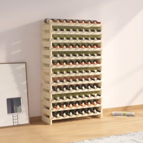 Solid pine wood bottle rack 83x29x134 cm by vidaXL, Wine racks - Ref: Foro24-327366, Price: 107,99 €, Discount: %