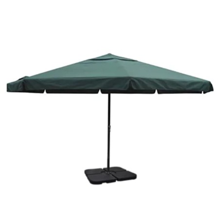 Sombrilla de aluminio con base portátil verde de vidaXL, Sombrillas - Ref: Foro24-271717, Precio: 354,31 €, Descuento: %