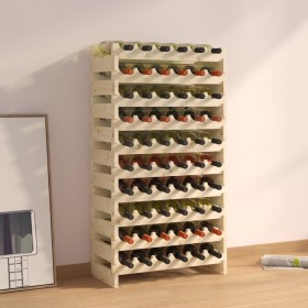 Solid pine wood bottle rack 65x29x112 cm by vidaXL, Wine racks - Ref: Foro24-327360, Price: 79,99 €, Discount: %