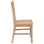 Dining chairs 6 units solid acacia wood by vidaXL, dining chairs - Ref: Foro24-276256, Price: 448,79 €, Discount: %