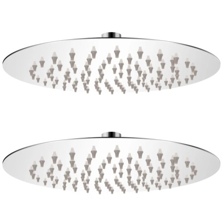 Rain effect shower head 2 pcs stainless steel Ø 20 cm by vidaXL, shower heads - Ref: Foro24-275934, Price: 32,56 €, Discount: %